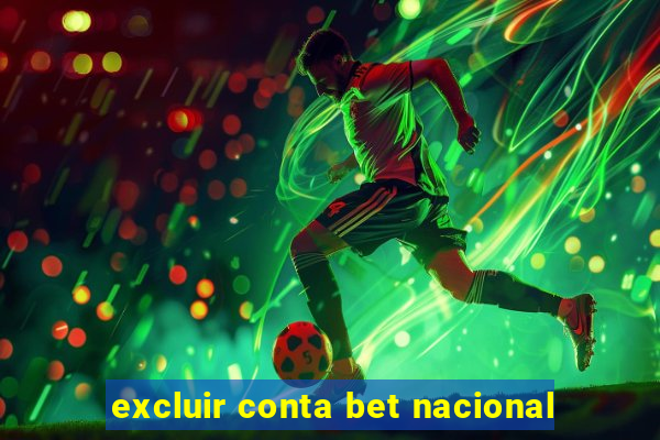 excluir conta bet nacional