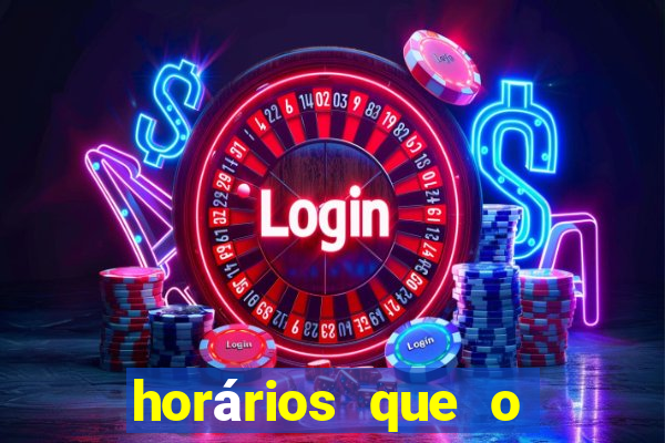 horários que o fortune dragon paga