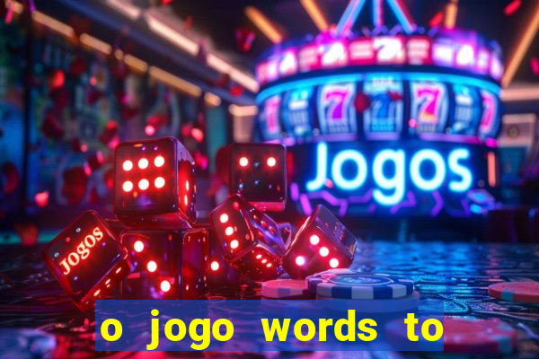 o jogo words to win paga mesmo