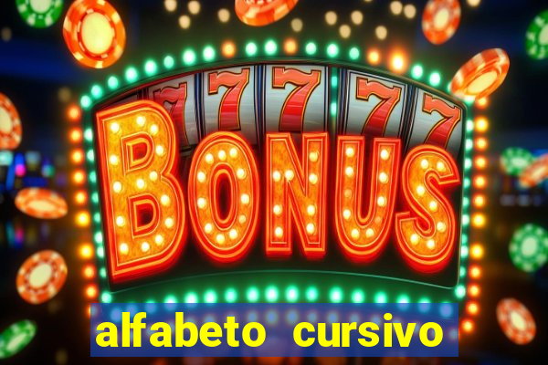 alfabeto cursivo pontilhado para imprimir pdf