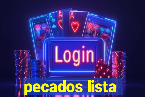 pecados lista