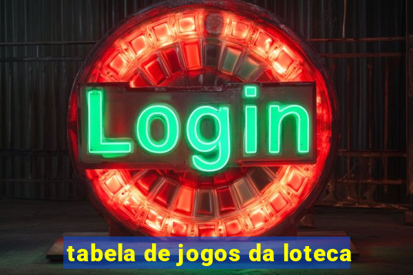 tabela de jogos da loteca