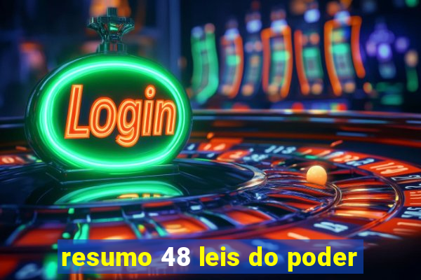 resumo 48 leis do poder