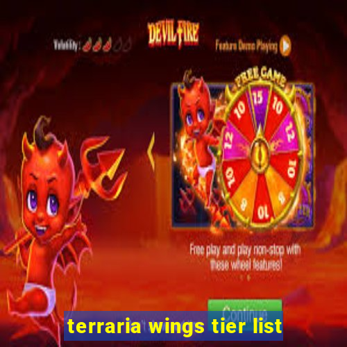 terraria wings tier list