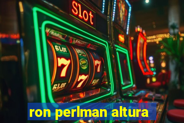 ron perlman altura