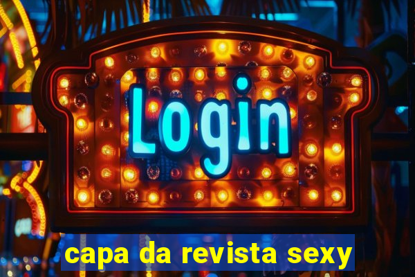 capa da revista sexy