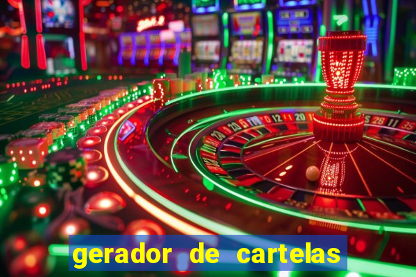 gerador de cartelas de bingo 1 a 99