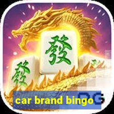 car brand bingo