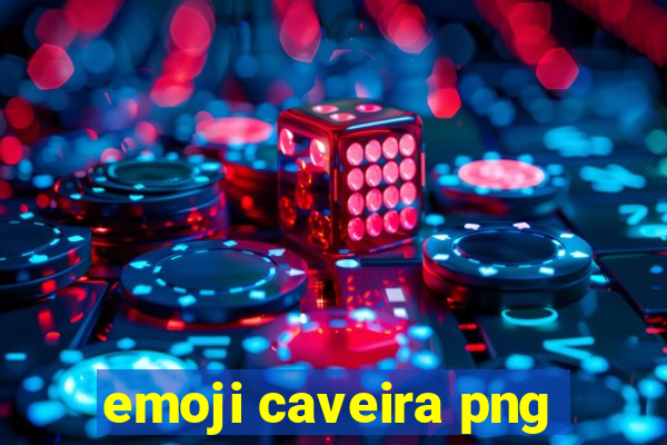emoji caveira png