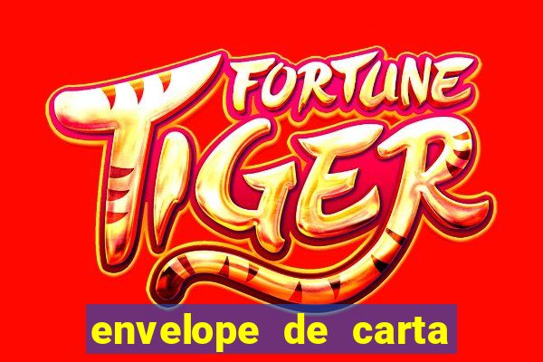 envelope de carta para imprimir