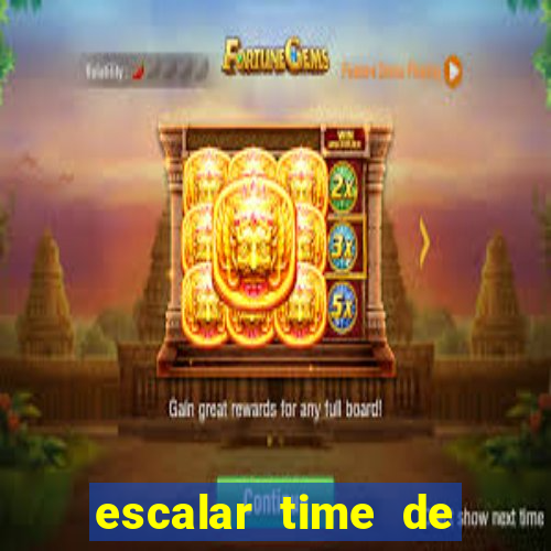 escalar time de futebol online
