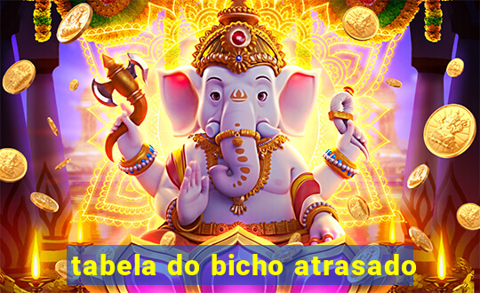 tabela do bicho atrasado