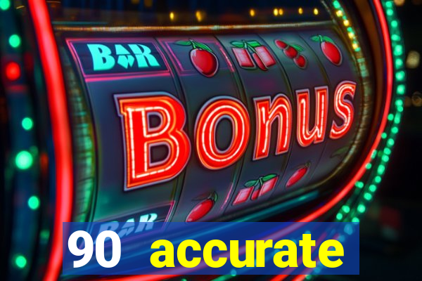 90 accurate football predictions