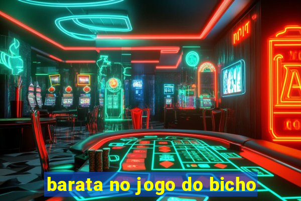 barata no jogo do bicho