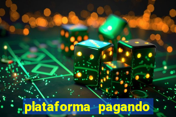 plataforma pagando no cadastro