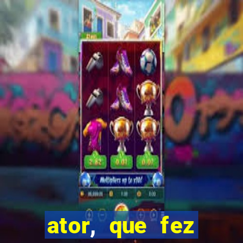 ator, que fez coringa que morreu
