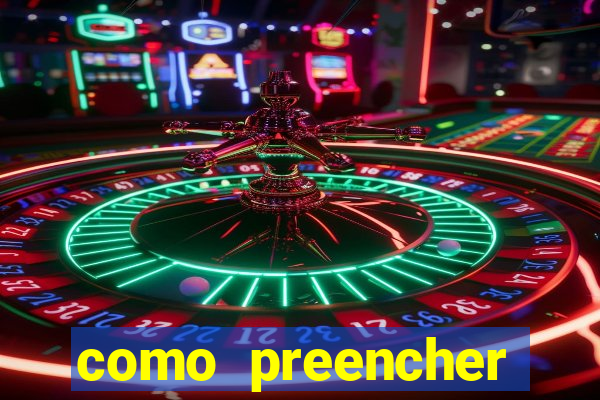 como preencher recibo de pagamento