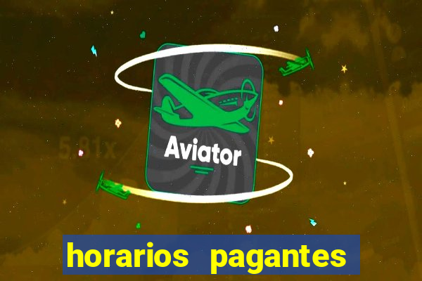 horarios pagantes do coelho