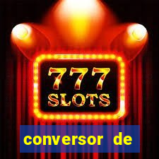 conversor de cruzeiro em real