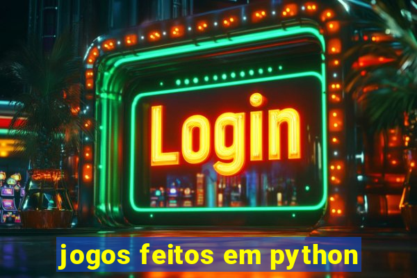 jogos feitos em python