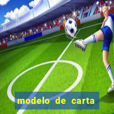 modelo de carta para encontristas