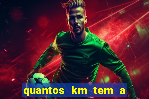 quantos km tem a serra de santos