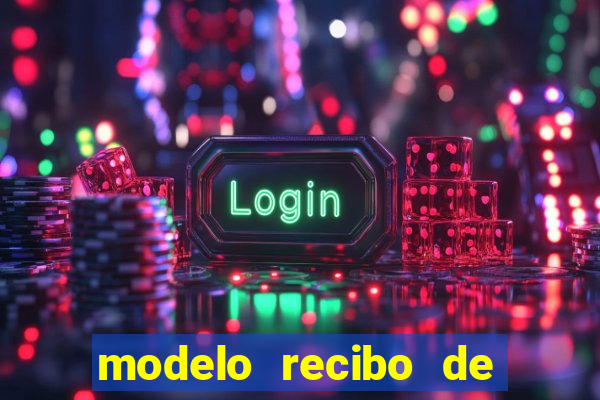modelo recibo de pagamento autonomo