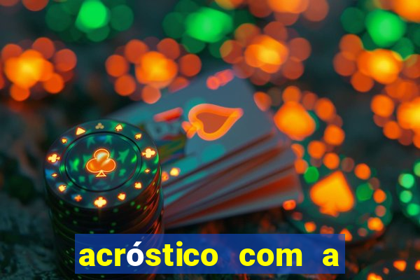 acrÃ³stico com a palavra futebol