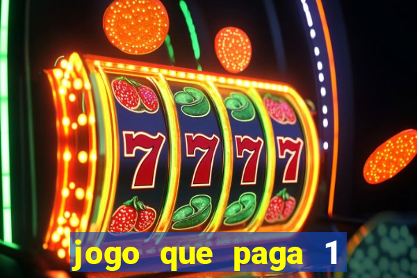 jogo que paga 1 real no pix