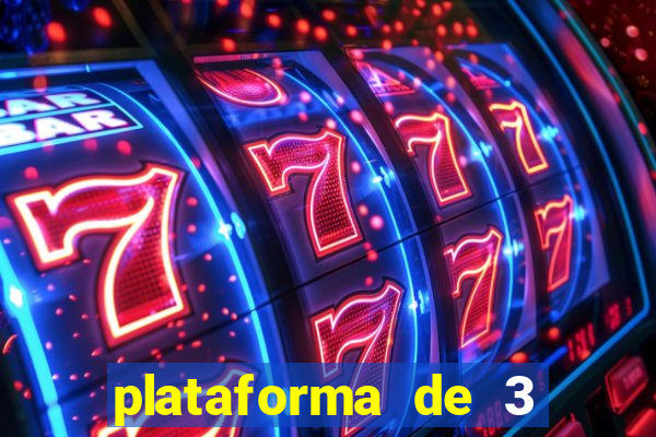 plataforma de 3 reais jogo