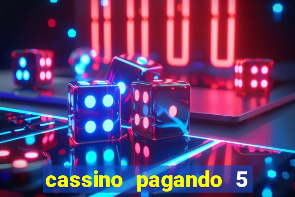 cassino pagando 5 reais no cadastro