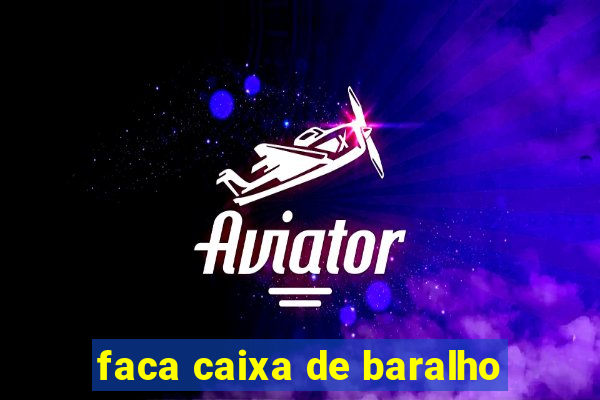 faca caixa de baralho