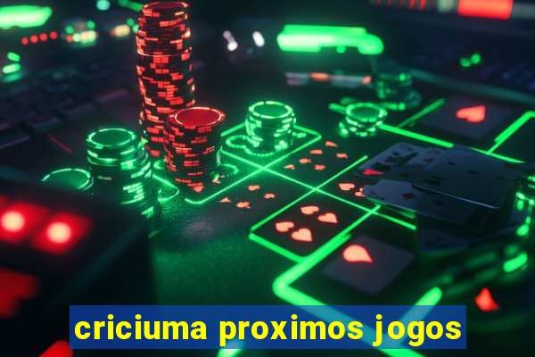 criciuma proximos jogos