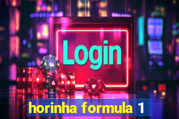 horinha formula 1