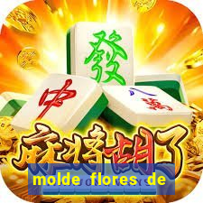 molde flores de papel para imprimir