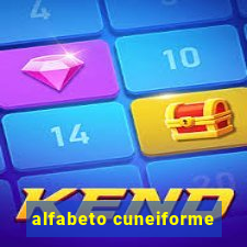alfabeto cuneiforme