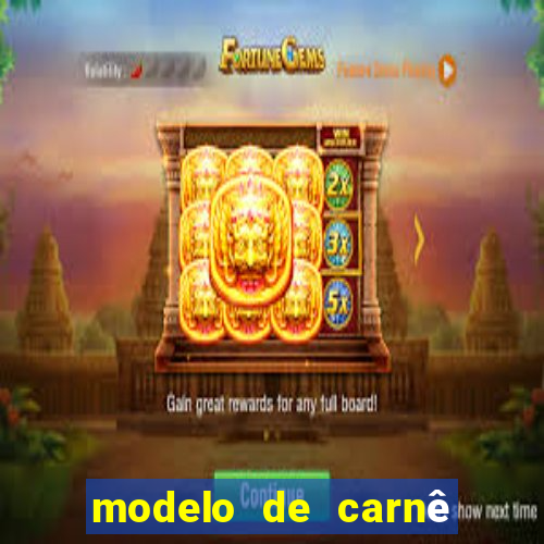 modelo de carnÃª de pagamento word