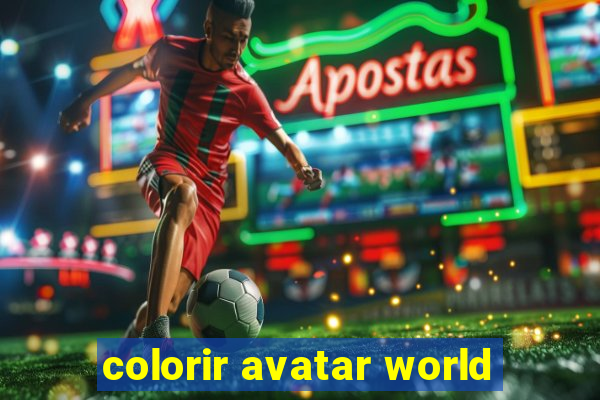 colorir avatar world