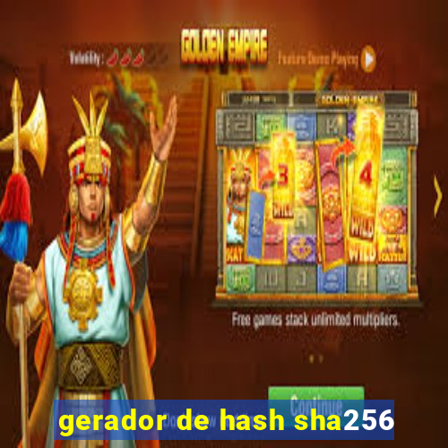 gerador de hash sha256