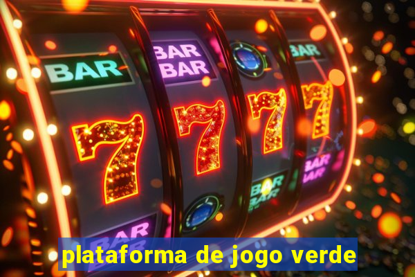 plataforma de jogo verde