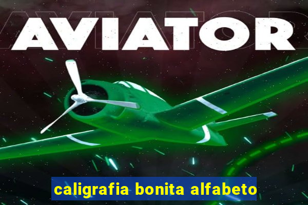 caligrafia bonita alfabeto