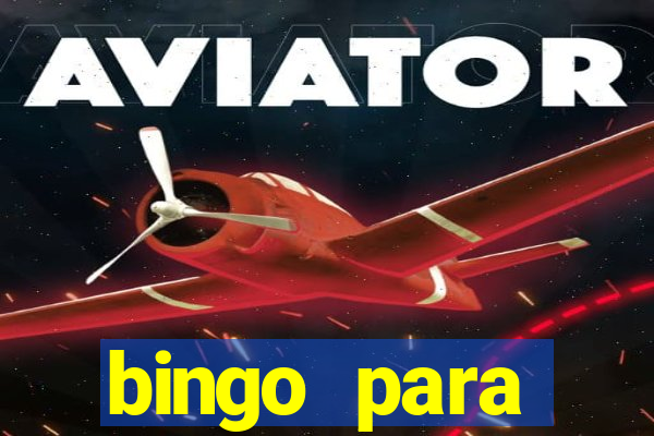 bingo para despedida de solteira para imprimir