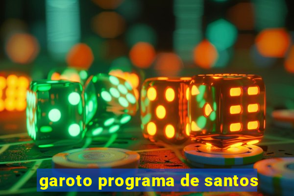 garoto programa de santos