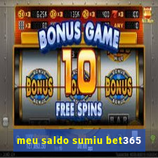 meu saldo sumiu bet365