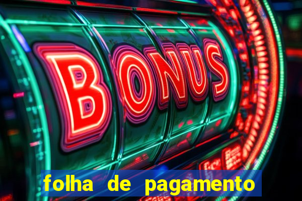 folha de pagamento para preencher word