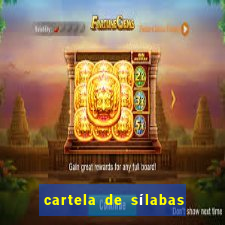 cartela de sÃ­labas para imprimir