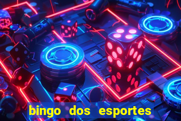 bingo dos esportes para imprimir