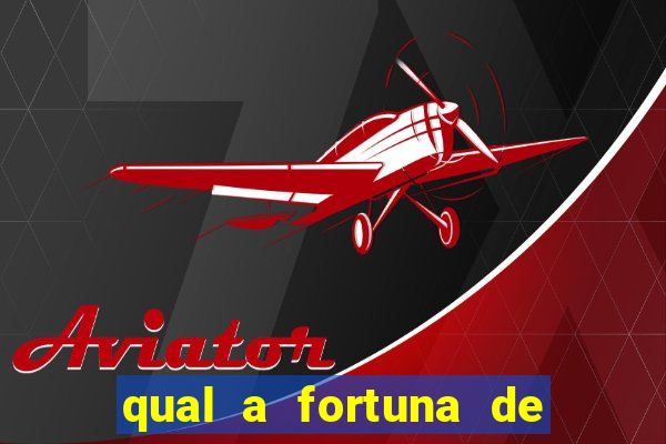 qual a fortuna de narcisa tamborindeguy