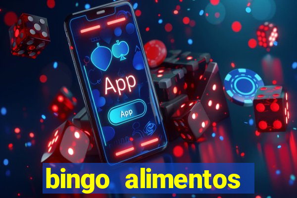 bingo alimentos para imprimir