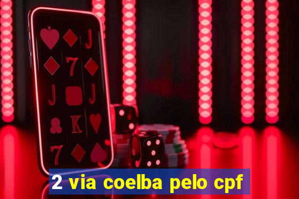 2 via coelba pelo cpf